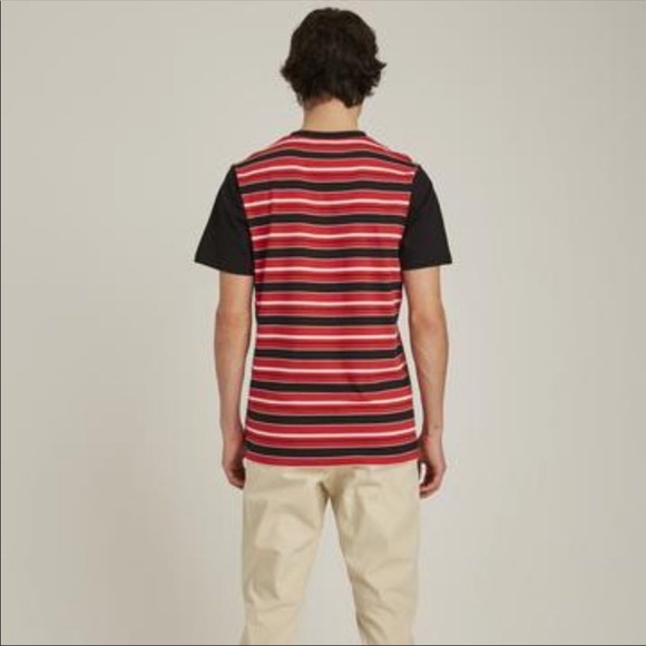 ⚜️NWT WeSC “Max Yarn Dye” striped 100% cotton tee - Picture 7 of 10
